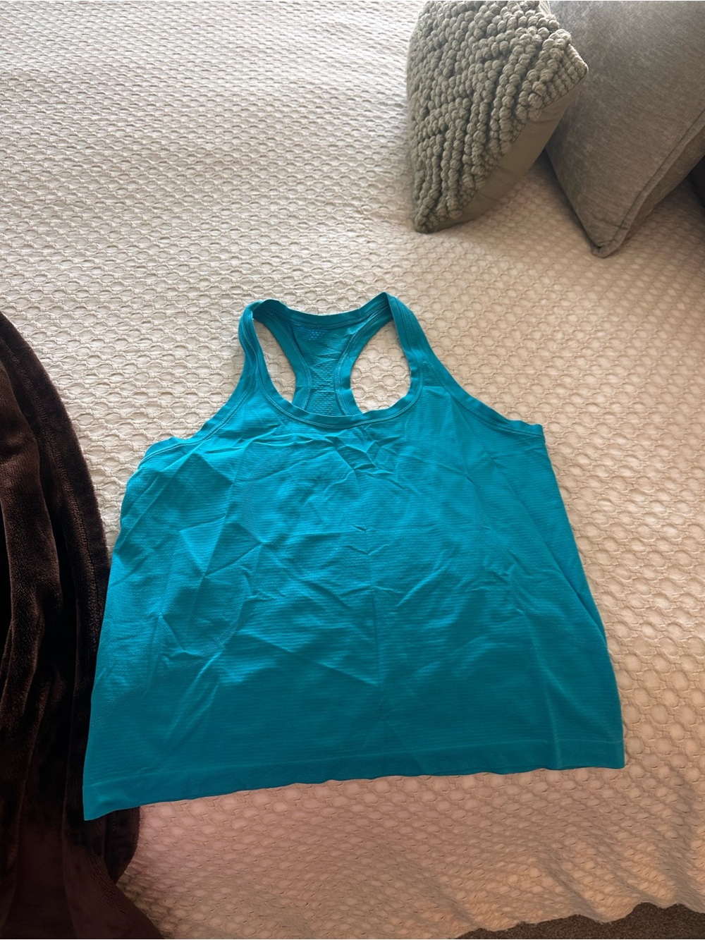 lululemon athletica Teal Racerback Tank Top